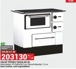 Merkury Market Salgó tűzhely regular 46 ajánlat