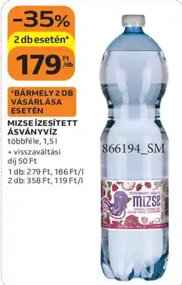 Auchan Mizse ízesített ásványvíz ajánlat