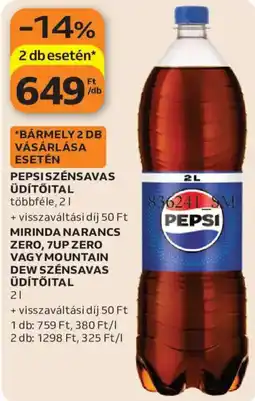 Auchan Pepsi szénsavas üdítőital ajánlat