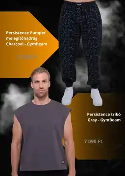 GymBeam GymBeam persistence pumper melegítőnadrág charcoal ajánlat