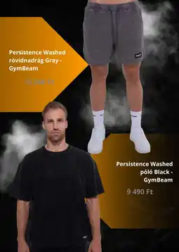 GymBeam GymBeam persistence washed rövidnadrág gray ajánlat