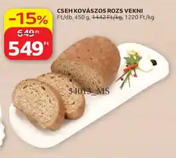 Auchan Cseh kovászos rozs vekni ajánlat
