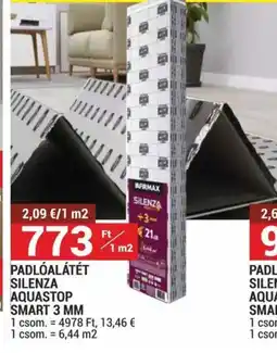 Merkury Market silenza padlóalátét aquastop smart 3 mm ajánlat