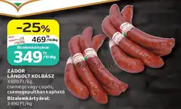 Auchan Zádor lángolt kolbász ajánlat