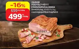 Auchan Zádor füstölt-főtt császárszalonna ajánlat