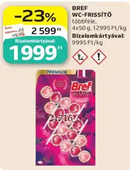 Auchan Bref wc-frissítő ajánlat