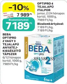Auchan Beba optipro 2 ajánlat