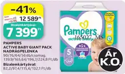 Auchan Pampers active baby ajánlat