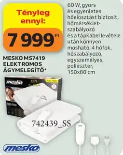 Auchan Mesko elektromos ágymelegítő ajánlat