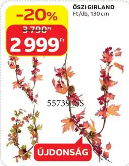 Auchan Öszi girland ajánlat