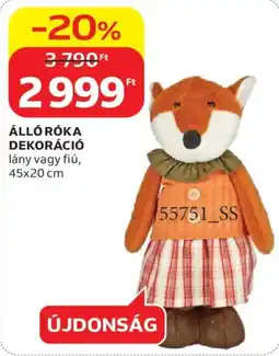 Auchan Álló róka dekoráció ajánlat