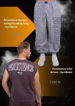 GymBeam GymBeam persistence pumper melegítőnadrág gray ajánlat