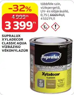 Auchan Supralux xyladecor classic aqua ajánlat