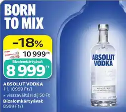 Auchan Absolut vodka ajánlat