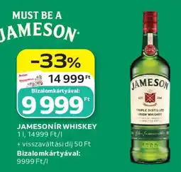 Auchan Jamesonír whiskey ajánlat