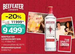 Auchan Beefeater london dry gin ajánlat
