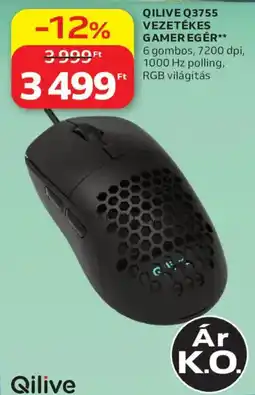Auchan Qilive q3755 vezetékes gamer egér ajánlat