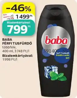 Auchan baba férfi tusfürdő ajánlat