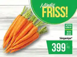 Coop Sárgarépa ajánlat