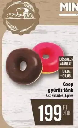 Coop Coop gyűrűs fánk ajánlat