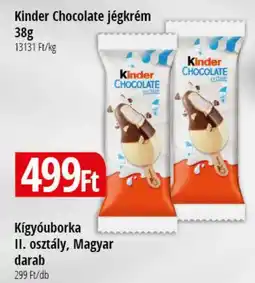 Real Kinder chocolate jégkrém ajánlat