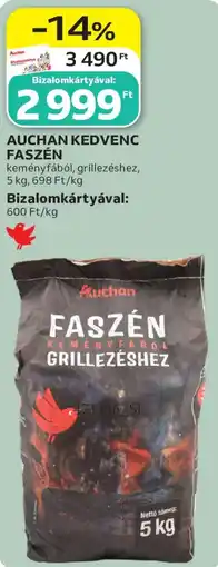 Auchan Auchan faszén ajánlat
