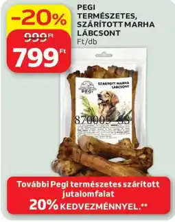 Auchan Pegi természetes szárított marha lábcsont ajánlat