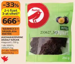 Auchan Auchan aszalt szilva ajánlat