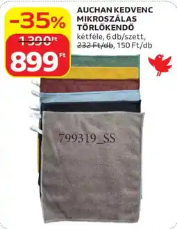 Auchan Auchan kedvenc mikroszálas törölkendő ajánlat