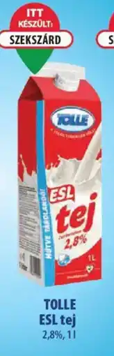 Coop Tolle esl tej ajánlat