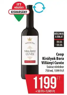 Coop Coop Királyok Bora Villányi Cuvée ajánlat