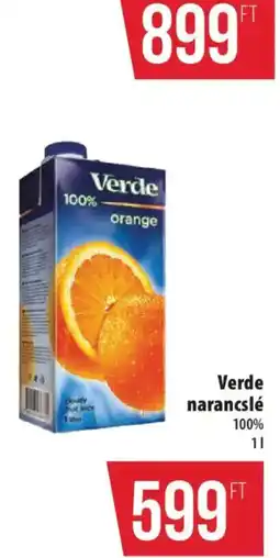 Coop Verde narancslé ajánlat