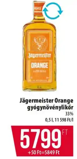 Coop Jägermeister orange ajánlat