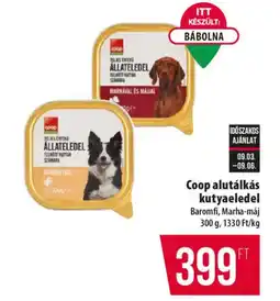 Coop Coop alutálkás kutyaeledel ajánlat