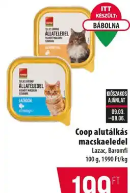 Coop Coop alutálkás macskaeledel ajánlat