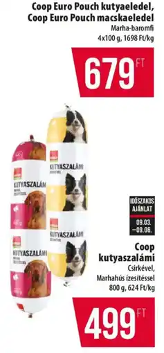 Coop Coop kutyaszalámi ajánlat