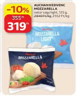 Auchan AUCHAN KEDVENC MOZZARELLA ajánlat