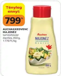 Auchan AUCHAN KEDVENC MAJONÉZ ajánlat