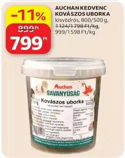 Auchan Auchan Kedvenc Kovászos Uborka ajánlat