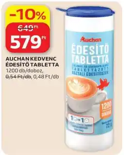 Auchan Auchan Kedvenc Édesítő Tabletta ajánlat