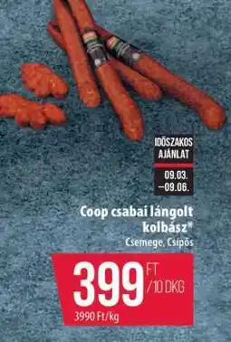 Coop Coop Csabai lángolt kolbász ajánlat
