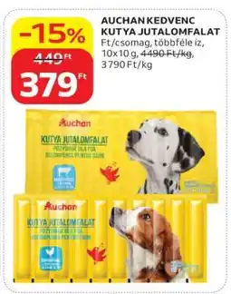 Auchan AUCHAN KEDVENC KUTYA JUTALOMFALAT ajánlat