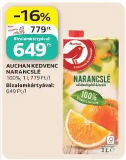 Auchan AUCHAN KEDVENC NARANCSLÉ ajánlat