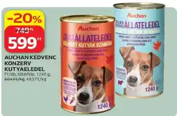 Auchan AUCHAN KEDVENC KONZERV KUTYAELEDEL ajánlat