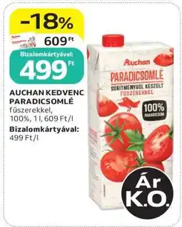 Auchan Auchan Kedvenc Paradicsomlé ajánlat