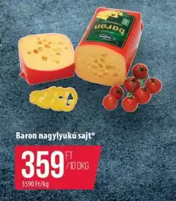 Coop Baron nagylyukú sajt ajánlat
