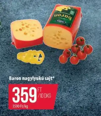 Baron nagylyukú sajt