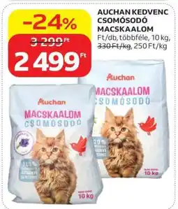 Auchan AUCHAN KEDVENC CSOMÓSODÓ MACSKAALOM ajánlat