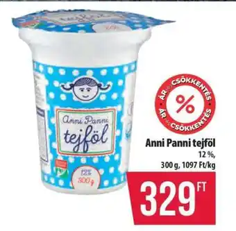 Coop Anni Panni tejföl ajánlat