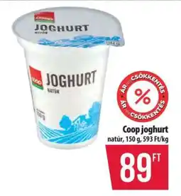 Coop Coop joghurt ajánlat